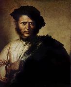 Salvator Rosa Portrait of a man oil painting artist